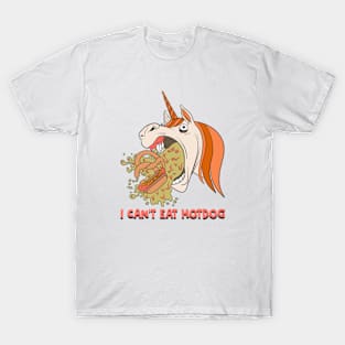 I Can't Eat Hotdog T-Shirt